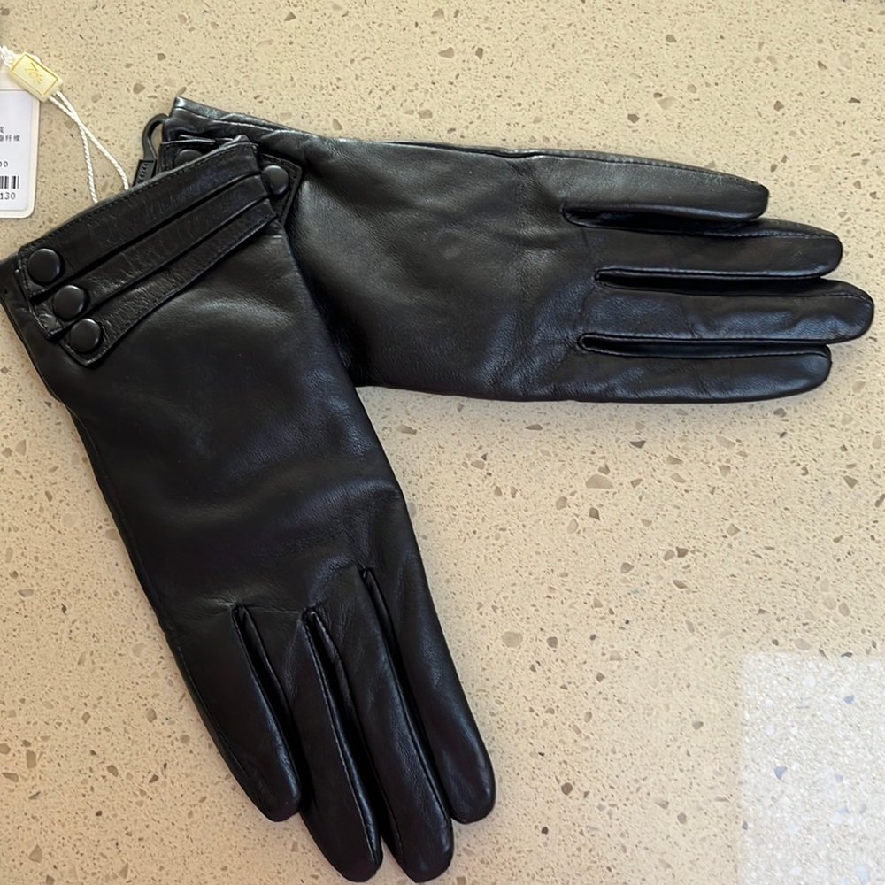 Warmen ladies leather gloves